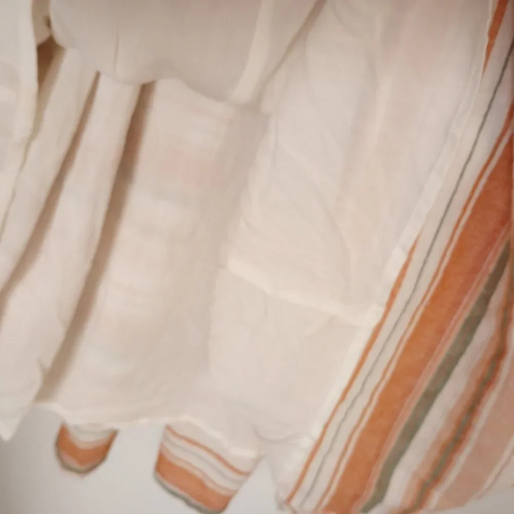 Lost + Wander City to Country Orange Stripe Midi Dress